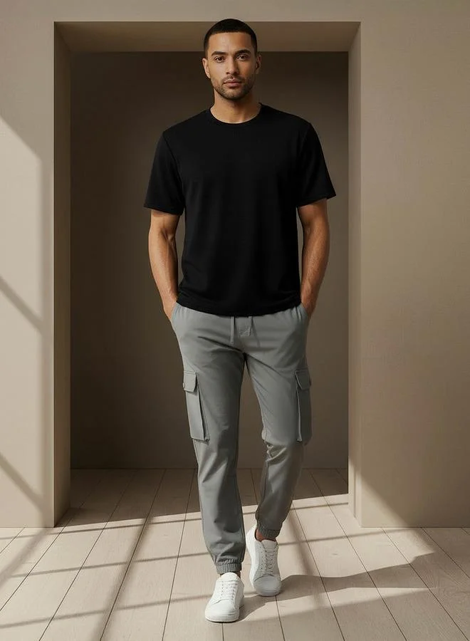 Love Pangolin Love Pangolin Men 2 Way Stretch Waffle Textured T-shirt