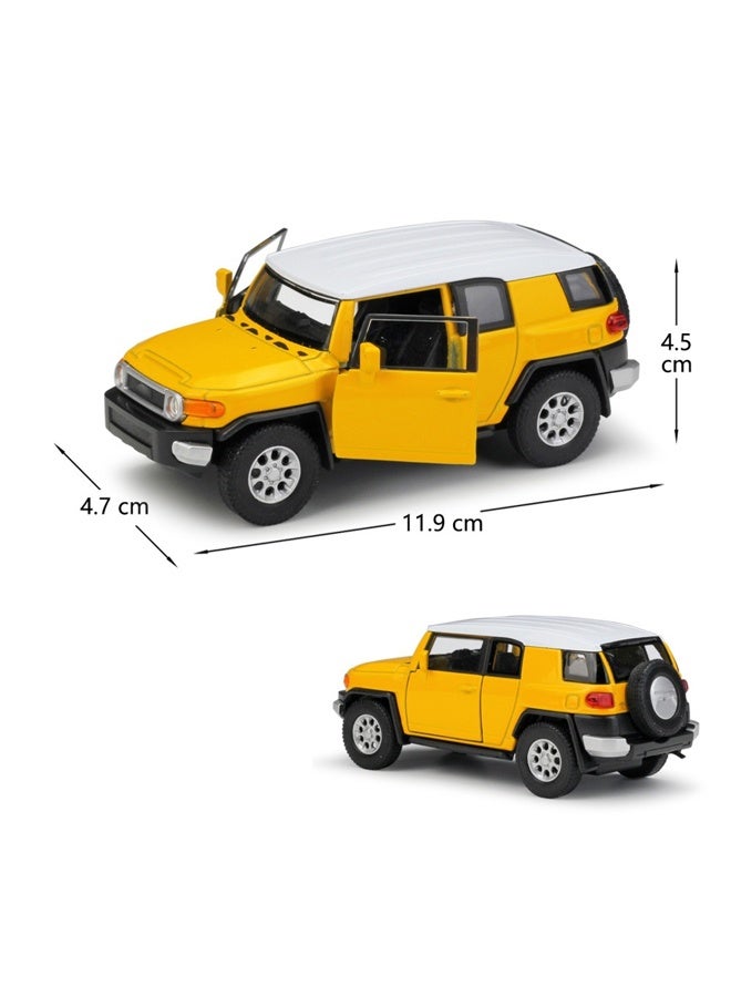 1:36 Scale FJ Cruiser Off Road SUV Model Car Toy with Opening Doors, Hood & Tailgate, Detailed Interior, and Realistic Design for Kids & Collectors  - Image 2