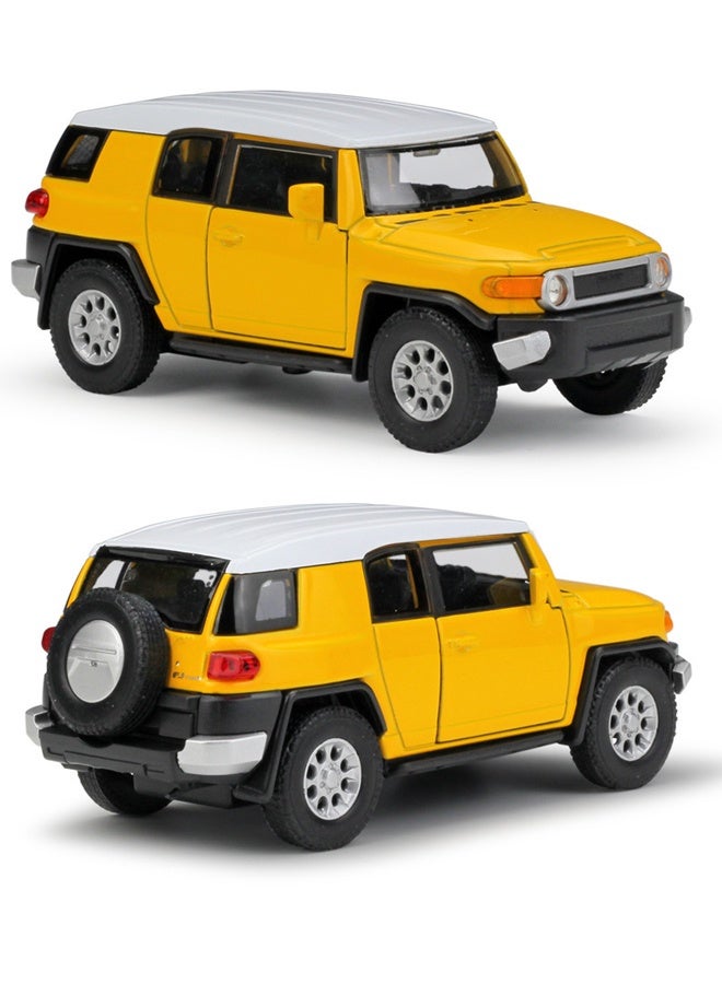 1:36 Scale FJ Cruiser Off Road SUV Model Car Toy with Opening Doors, Hood & Tailgate, Detailed Interior, and Realistic Design for Kids & Collectors  - Image 3