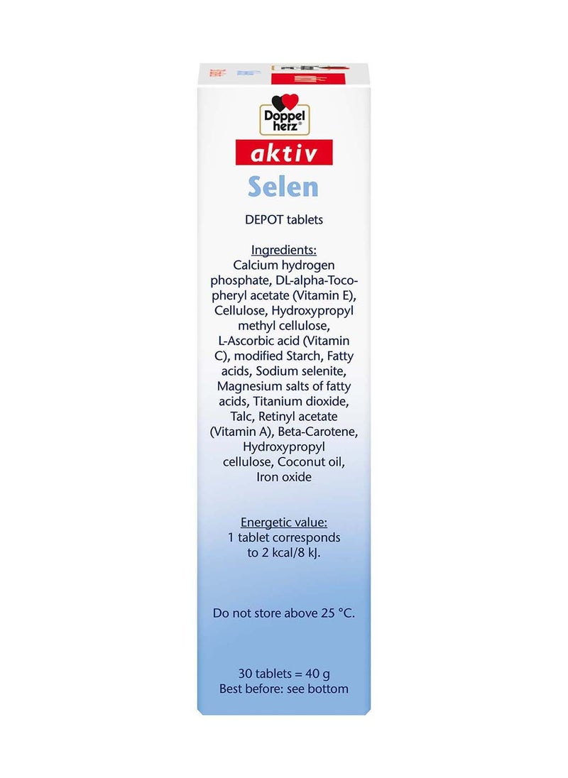 Doppelherz Doppelherz Aktiv Selen, 30 Tablets  - Image 3