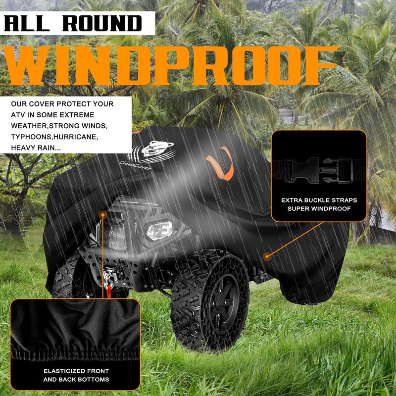 ClawsCover Waterproof ATV Cover - Heavy Duty 95 Inch - Image 5