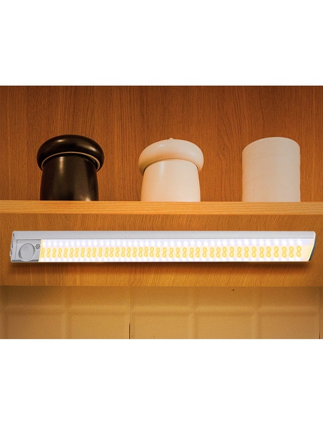 160 LED Rechargeable Under Cabinet Light – Wireless Motion Sensor, Magnetic Mounting for Kitchen, Closet, Wardrobe, Cupboard, Bedside - Image 4