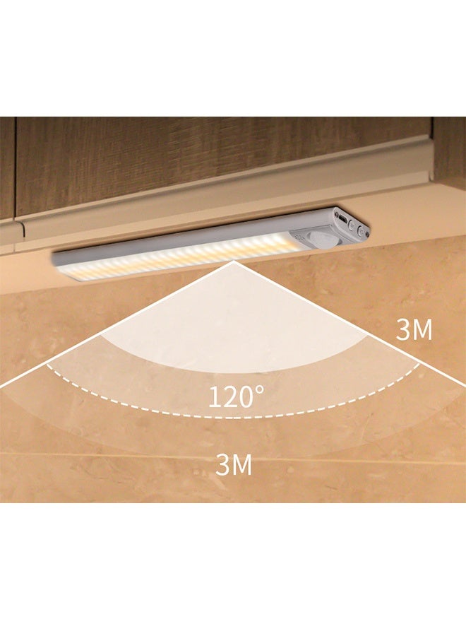 160 LED Rechargeable Under Cabinet Light – Wireless Motion Sensor, Magnetic Mounting for Kitchen, Closet, Wardrobe, Cupboard, Bedside - Image 3