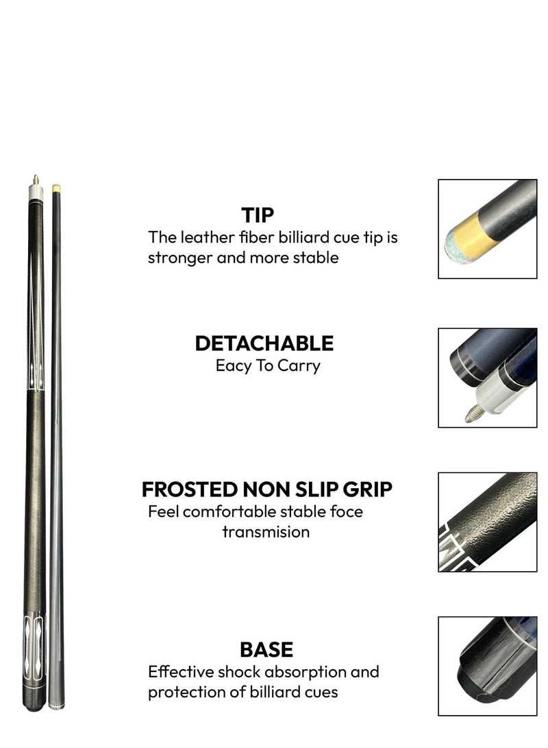 Carbon Fiber Snooker Cue Stick 1/2 Joint, 9mm Tip – Professional Snooker Cue - Image 3