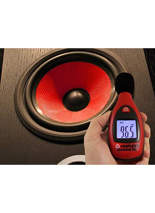 Triplett Triplett TSCMC1 SoniChek Compact Decibel Sound Level Meter for Home Theater and Alarm Systems  C Weighted Measurement Reads 40 to 130dB  - Image 2