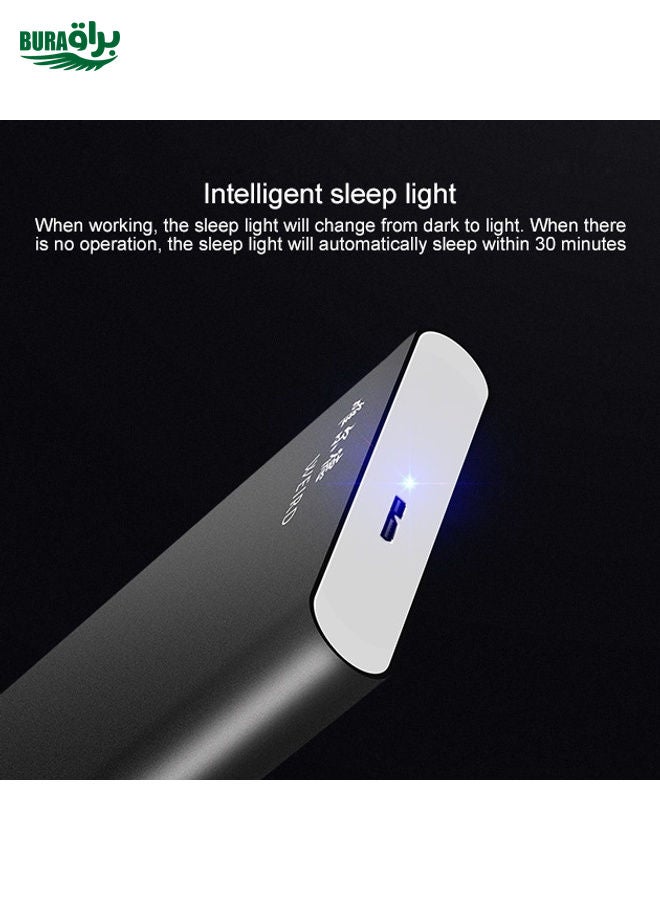 BURAQ WEIRD 160GB 2.5 inch USB 3.0 High-speed Transmission Metal Shell Ultra-thin Light Mobile Hard Disk Drive(Black) - Image 4