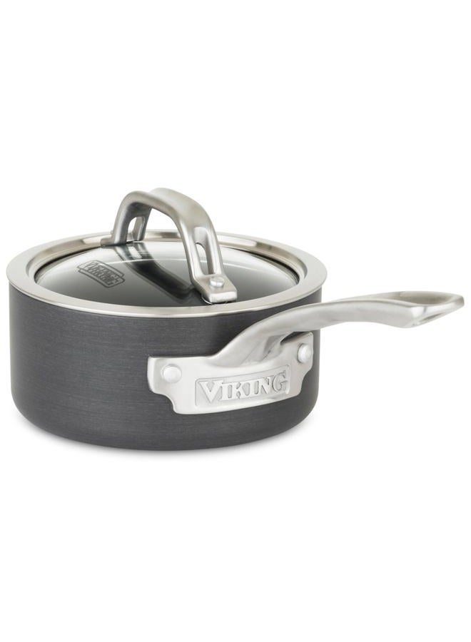 Viking Culinary Hard Anodized Non-Stick Sauce Pan, 1 Quart, Gray - Image 1