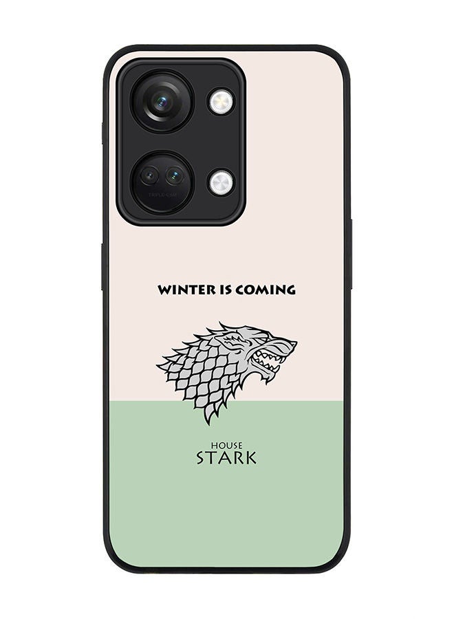 Stylizedd Rugged Black edge case for ONEPLUS NORD 3 5G / OnePlus Ace 2V, Slim fit Soft Case Flexible Rubber Edges Anti Drop TPU Gel Thin Cover -  GOT House Stark - Image 1