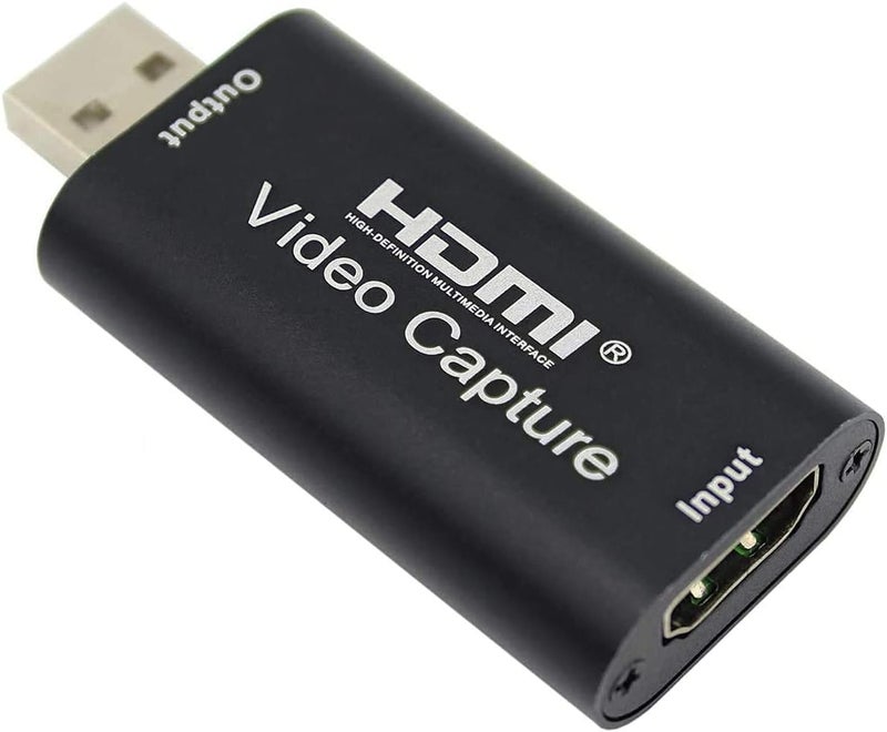 PDAPTMAG 4K Video Capture Card, HDMI to USB Capture Card 1080P for Streaming, Recording, Gaming, Compatible with Nintendo Switch, PS5, Xbox - Image 1