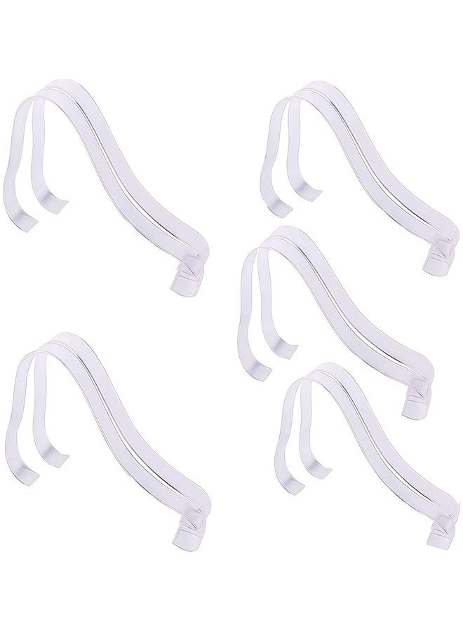 SYBL 10Pcs/5 Pair Durable Clear Acrylic Shoe Display Stand Shoe Supports Shaper Forms Inserts for Shoe Store Retail Shop or Home Display Storage Use Home Decoration - Image 1