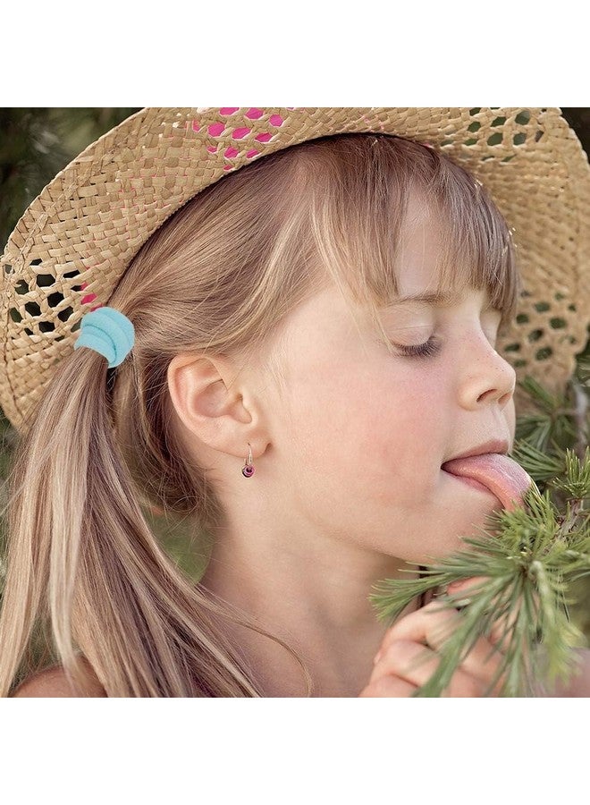 SUN Ring SUNRING Ponytail Holder Cotton Mini Hair Elastic Rubber Bands | Tight Stretchable Cotton Elastic Hair Rubber Bands for Kids, Girls & Women's (Pack of 100) (Pack of 100, Light Multicolor) - Image 3