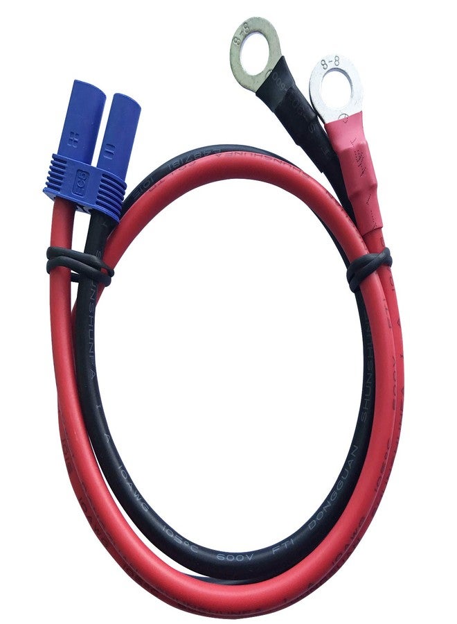 AYECEHI Premium EC5 to O Ring Terminal Extension Cable EC5 Female Plug Connector Cable Car Emergency Power Cord - 50cm/1.6ft - Image 4
