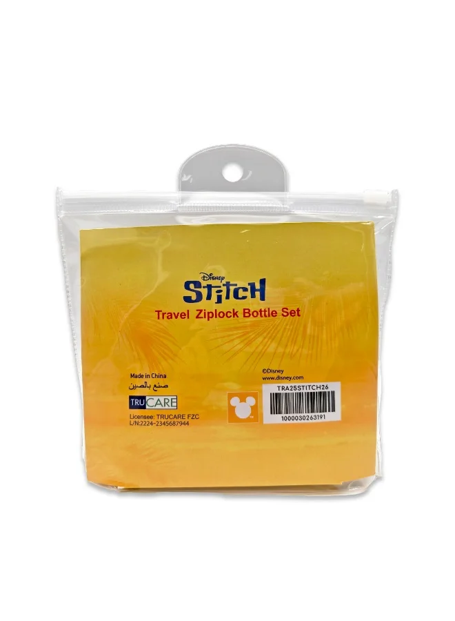 ديزني مجموعة زجاجات ديزني ستيتش للسفر بسحاب