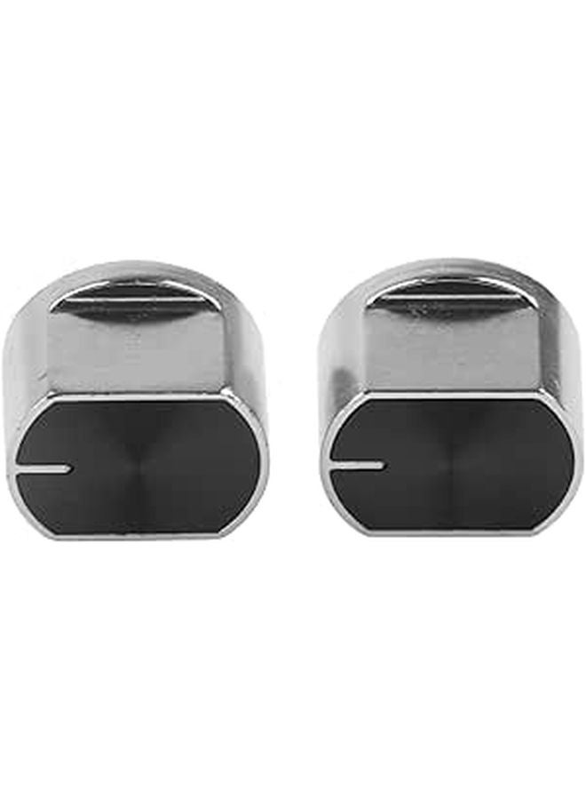 Universal Zinc Alloy Gas Stove Knobs Replacement 2 Pack Easy to Install - Image 1