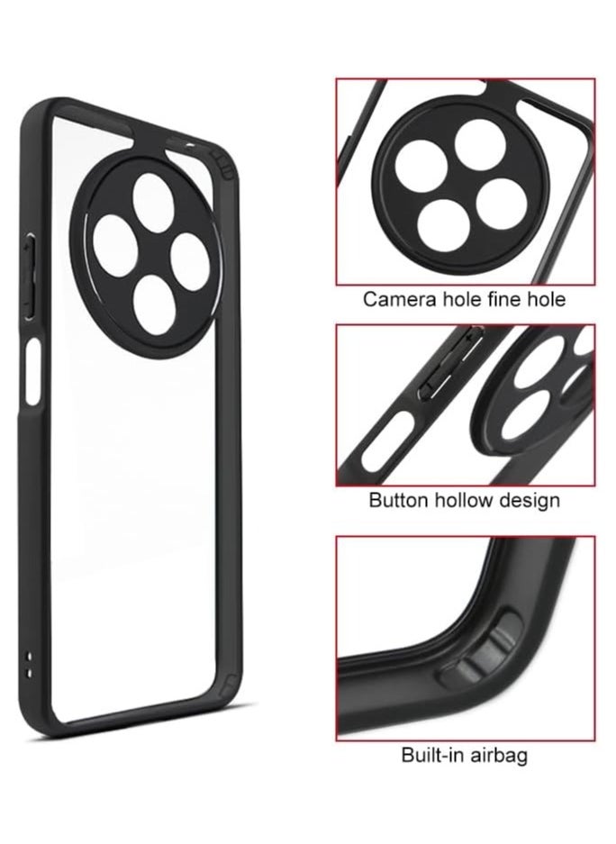 ماركة غير محددة جراب حمايه شفاف متوافق مع Redmi 14C / Poco C75 4G مضاد للاصفرار ومقاوم للصدمات (شفاف)  - Image 2