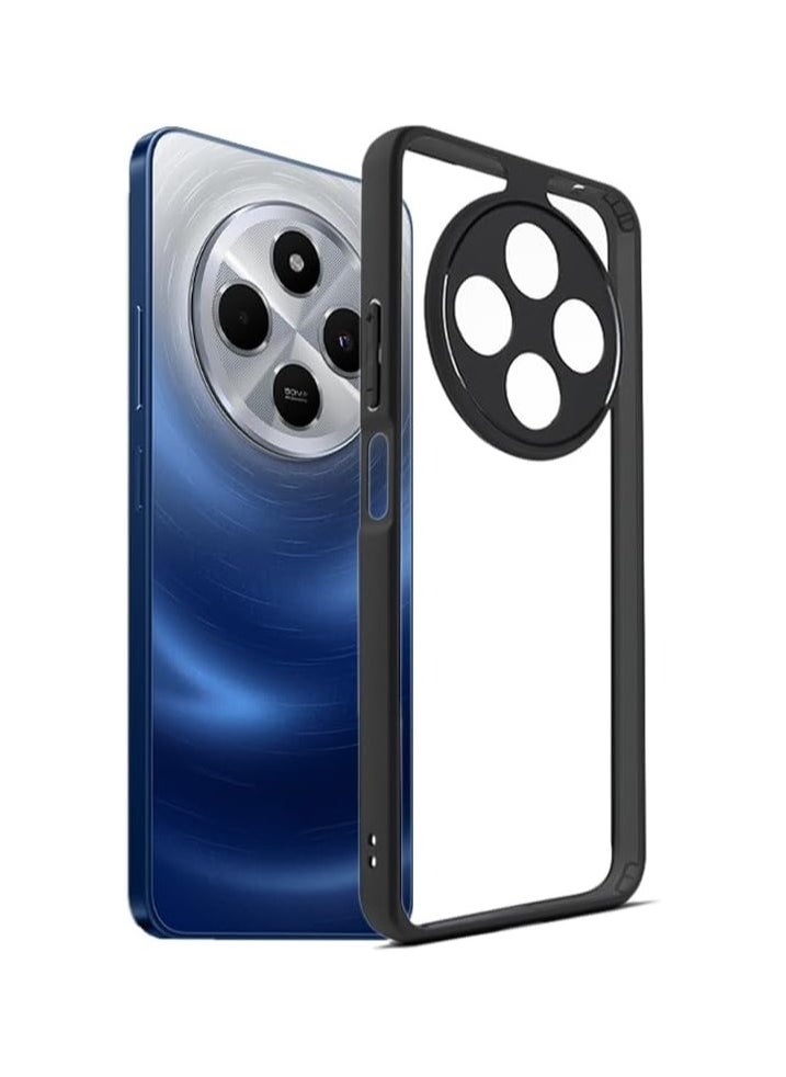 ماركة غير محددة جراب حمايه شفاف متوافق مع Redmi 14C / Poco C75 4G مضاد للاصفرار ومقاوم للصدمات (شفاف)  - Image 4