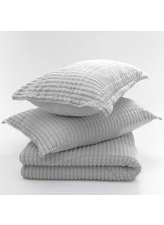 MERINOS Modern Line Gray Double Bedspread Set  - Image 3