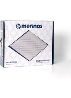 MERINOS Modern Line Gray Double Bedspread Set  - Image 2