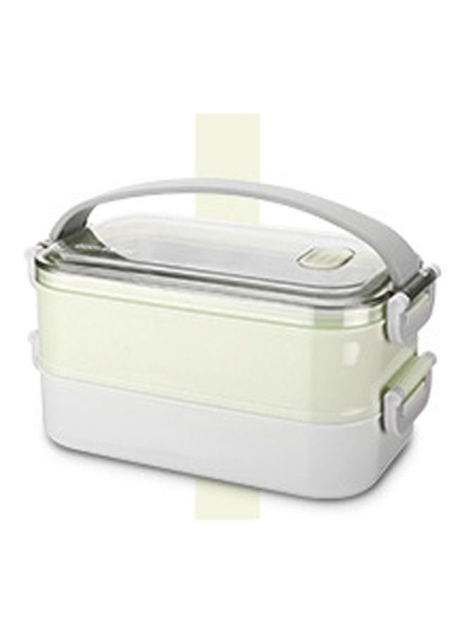 Multi Layer Lunch Box Green/Grey 4.3x4.5x7.7inch