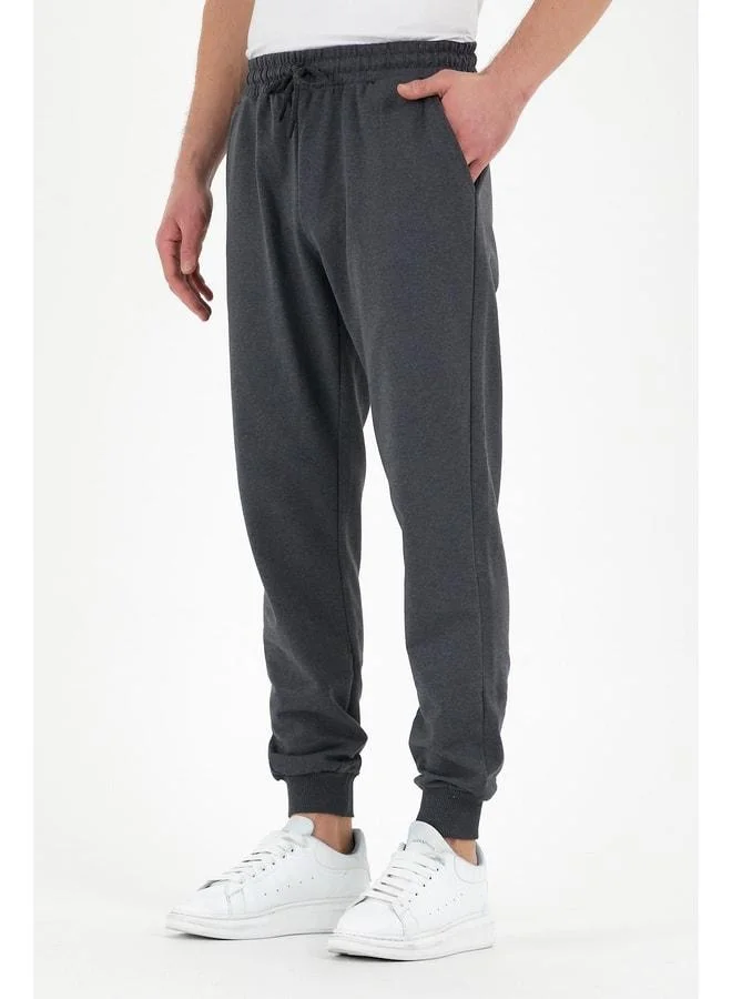 Mmetalic Multicolored 4-Pack Men's Sweatpants with Label, Back and Side Pockets, Regular Fit