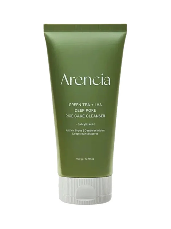 Arencia Arencia Green Tea + LHA Deep Pore Rice Cake Cleanser 150g