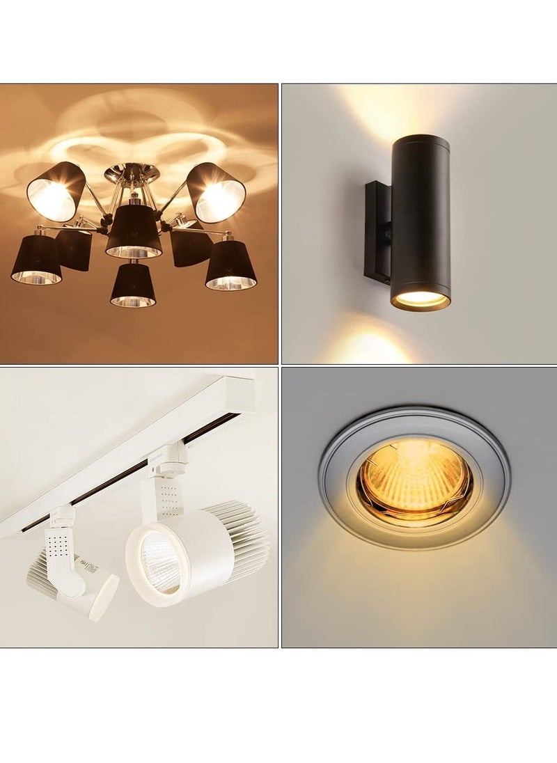 Halogen Bulbs, Pack of 6 GU10 Halogen Spotlight Bulbs 35W 220-240V Dimmable 2800K Warm GU10 35W White - Image 4