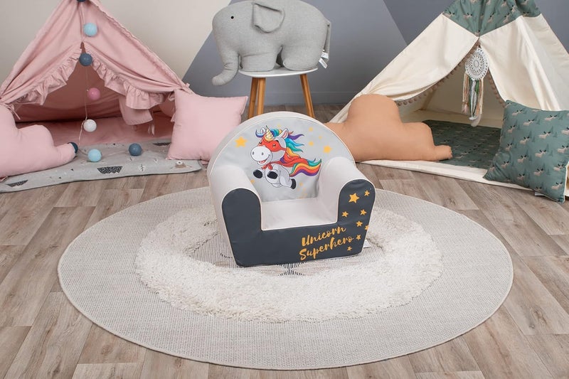 Delsit Arm Chair Unicorn Super Hero
