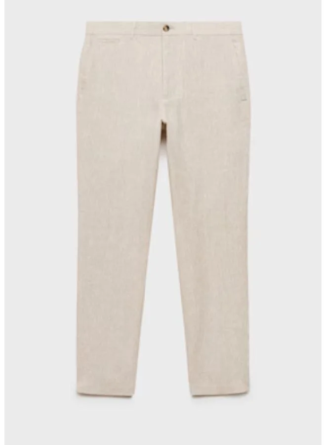Mango Man Casual Slim-Fit Pants