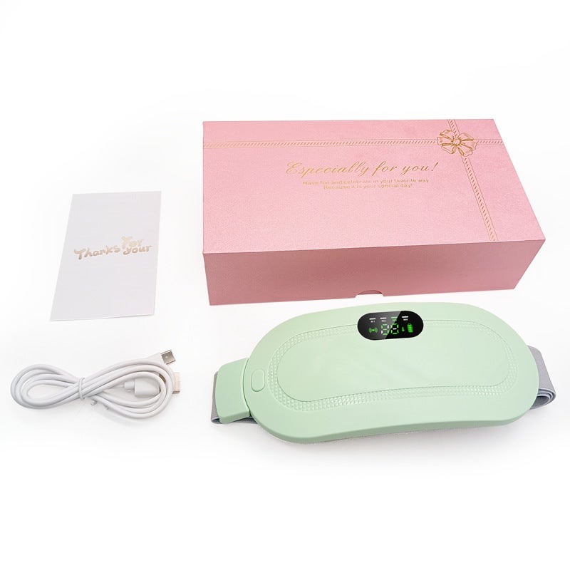 Generic New Heated Waist Belt for Women Menstrual Pain ReliefNew green gift box New green gift box 