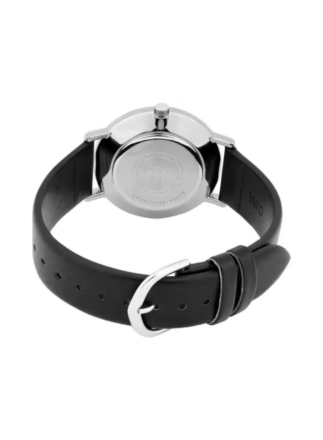 كاسيو ساعة كاسيو إنتايسر للرجال بسوار من الجلد MTP-VT04L-7EDF - Image 3