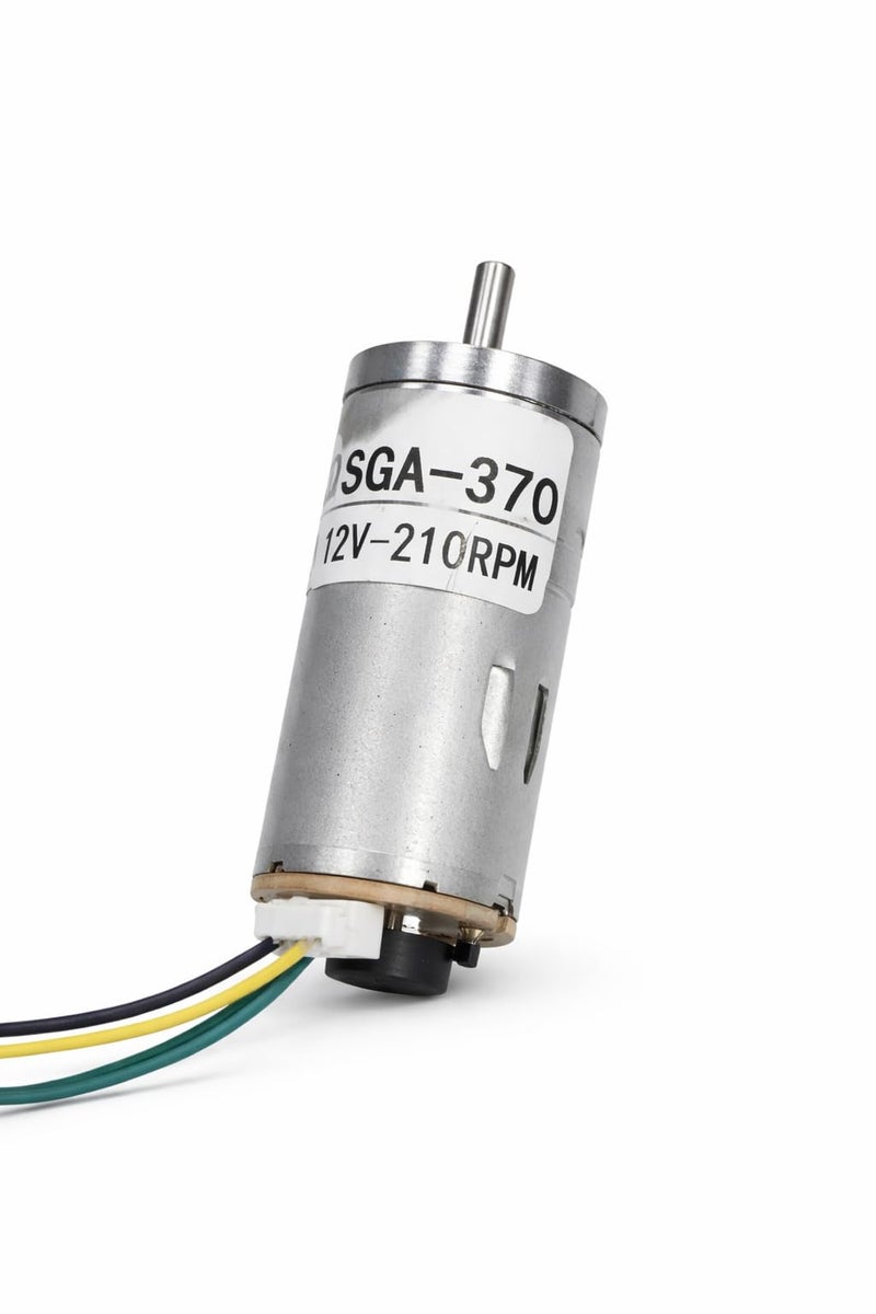 DC Gear Motor 12V 210RPM High Torque Electric Motor for DIY Projects