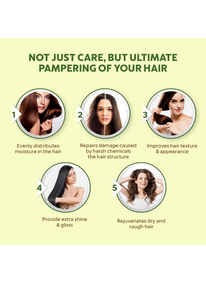 Indus Valley 100% Organic Deep Nourishing Hair Ultima Spa For Dull And Damage Hair Treatment -175Ml  - Image 2