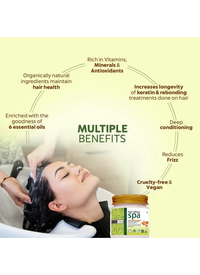 Indus Valley 100% Organic Deep Nourishing Hair Ultima Spa For Dull And Damage Hair Treatment -175Ml  - Image 5