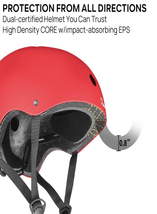 JBM Skateboard Helmet - Lightweight, Adjustable & Ventilated Helmet for Scooter, Roller Skate, Inline Skate - Image 2