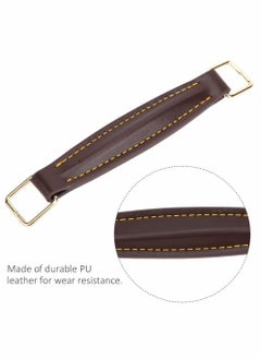 Excefore Guitar Amplifier Handle, Vintage Style Guitar AMP Amplifier Handle, PU Leather Internal Steel, Replacement Amp Handle Strap for Guitar Amplifiers Speaker (Brown)  - Image 2