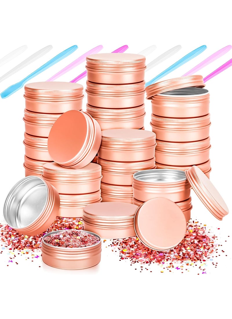 MotBach - MotBach 24 Pack 0.5oz Tin Jars, 15ml Metal Tin cans, 1/2 Ounce Aluminum tin can jar Containers with Lid for Lotion Bars, Spices, Salve, Beard Balm, Balms, Toiletries, Creams, Samples, Makeup Cosmetic - Image 1