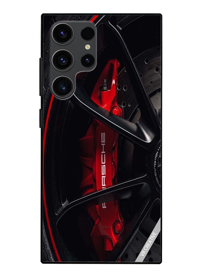 VR CREATIVE غطاء حماية واقٍ لهاتف سامسونج جالاكسي S23 الترا 5G بتصميم سيارة متعدد الألوان - Image 2