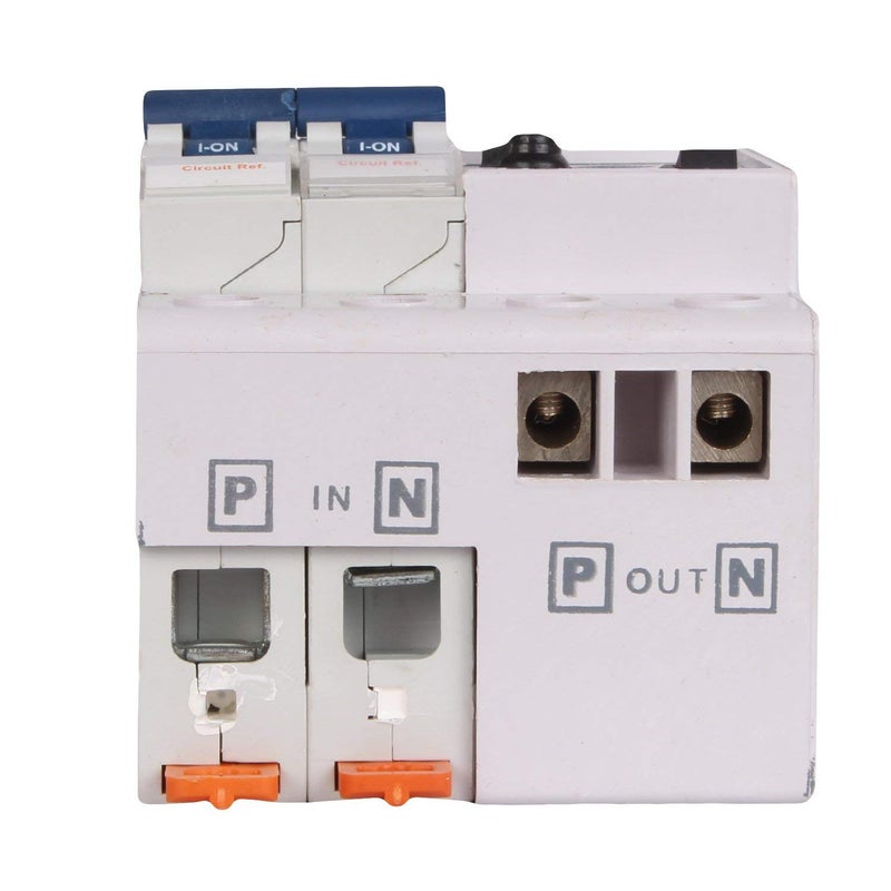 MLD MLD HighLow Voltage Protection Single Phase 2 Pole ELCB RCCB ISI Marked MCB 32 A with High Voltage Overload Protection Current 3 to 30 Ma Shock Guard  - Image 2