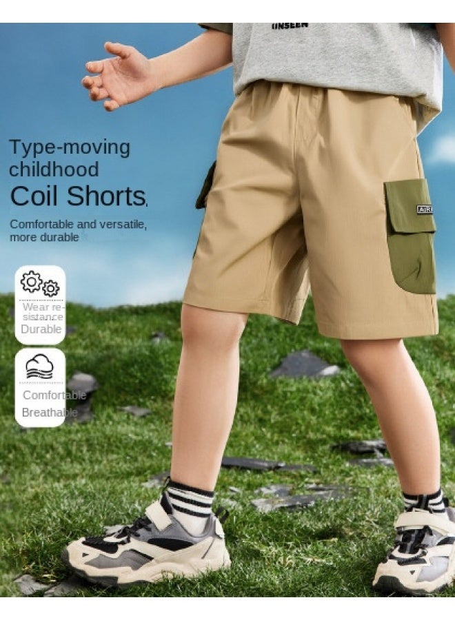 abckids Boys' 5-inch Shorts, 2025 Summer Mid-large Children's Casual Sports Shorts For Teenagers - Image 1