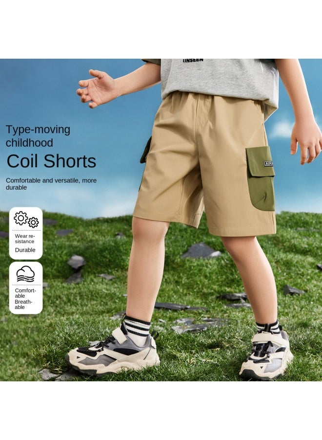 abckids Boys' 5-inch Shorts, 2025 Summer Mid-large Children's Casual Sports Shorts For Teenagers - Image 2