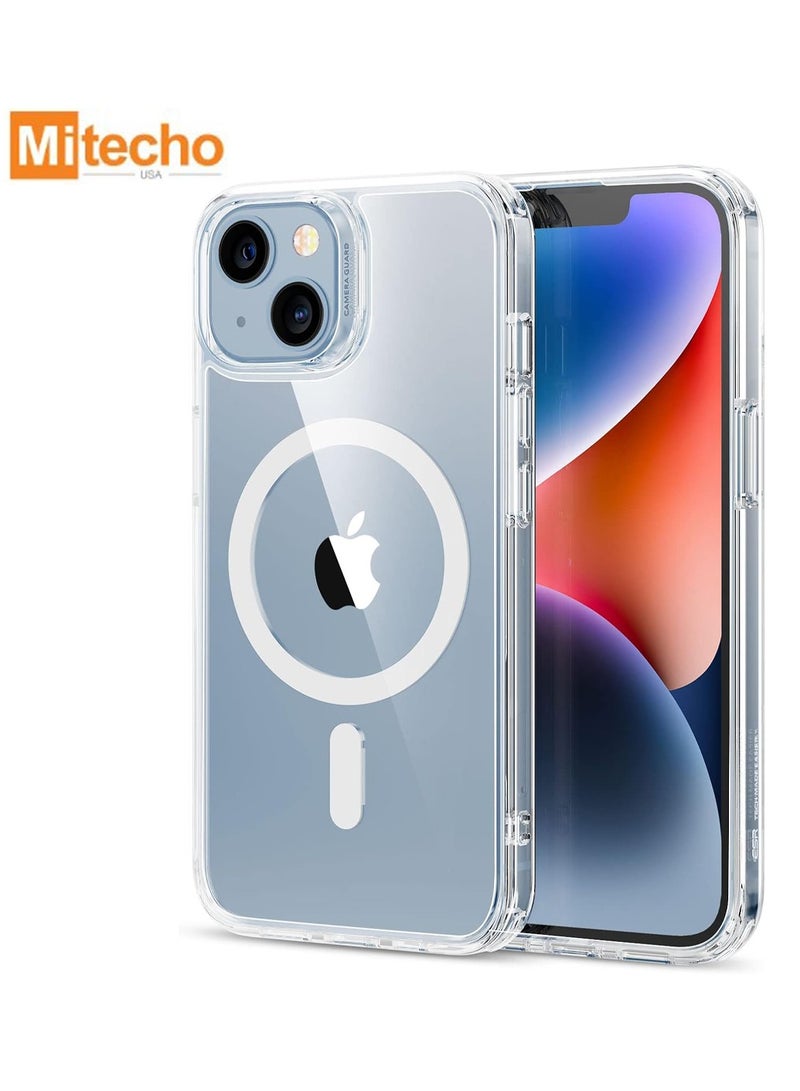 Mi Techo Magnetic Clear Case TPU With Magnetic Safe Charging and Anti-Scratch Designed For iPhone 14 - Image 1