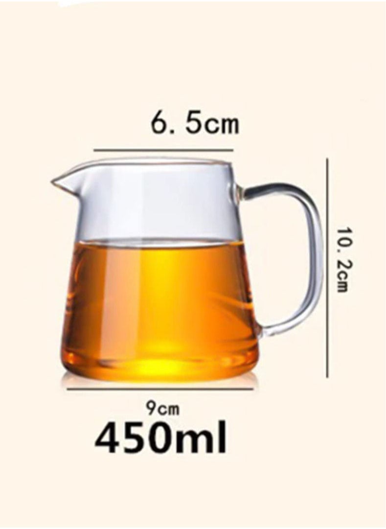 MIBRU V60 Coffee Server Heat Resistant Glass Pot Pour Over Coffee Tea Server Kettle Coffee Maker Teapot Hand Drip Pour Over Coffee Maker 450ML  - Image 5