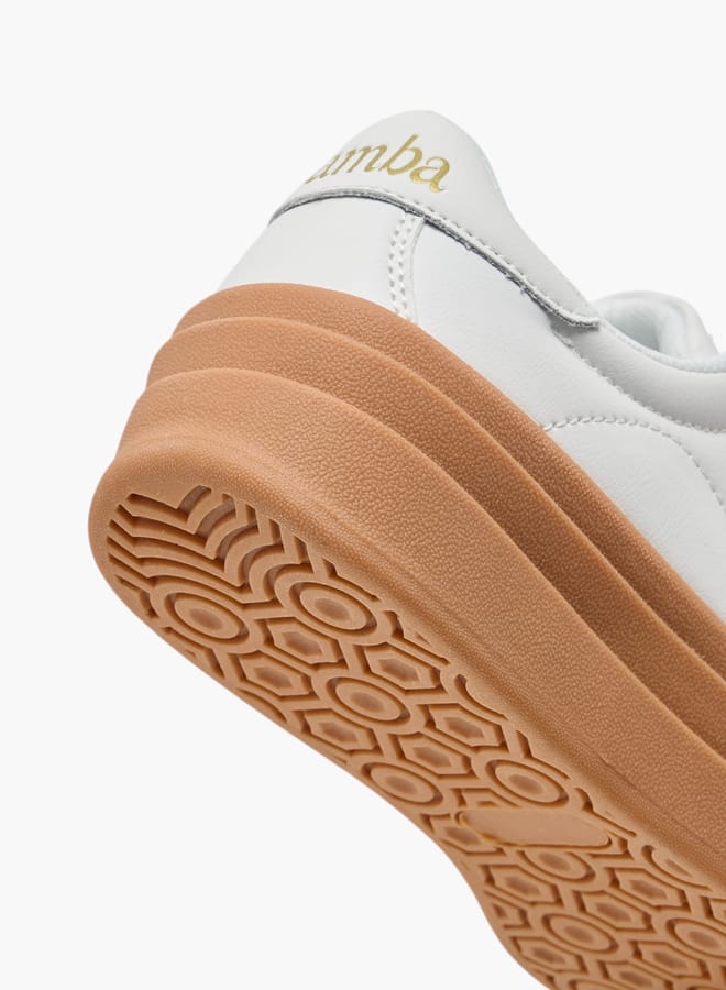 سامبا حذاء رياضي نسائي بأربطة وتفاصيل دانتيل - Image 4