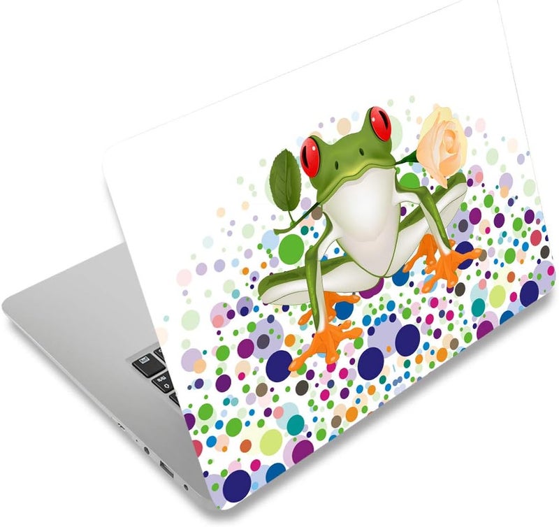 Laptop Skin Sticker Decal,12" 13" 13.3" 14" 15" 15.4" 15.6 inch Laptop Skin Sticker Cover Art Decal Protector Notebook PC (Frog Prince)