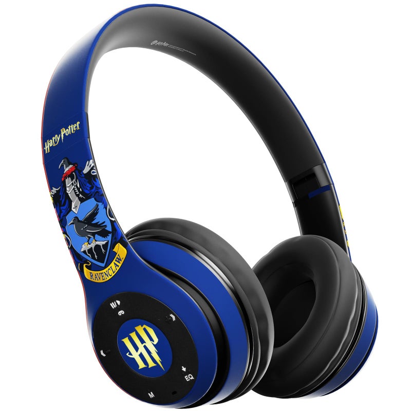 iJoy Harry Potter Ravenclaw Bluetooth Headphones with Built in Mic | Officially Licensed Wireless Headphones, Foldable Headset | Harry Potter Gifts for Women, Men, Teens, Kids & All Fans of Ravenclaw - Image 1