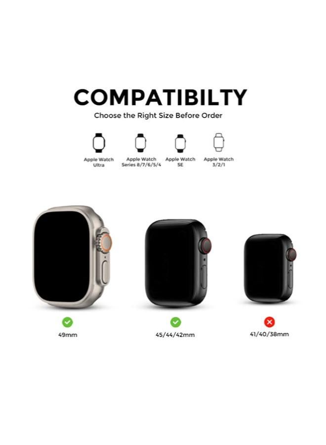 O Ozone [6 Pack] Sport Bands For Apple Watch Series 10 | Ultra 2 | 8 Ultra | 9 | 8 | 7 | 6, 49/46/45/44/42mm , Soft Silicone Wristband smartwatch Strap - Image 4
