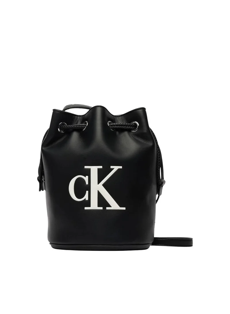 Small Signature Monogram Bucket Bag