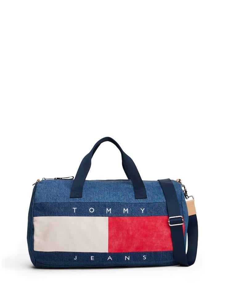 TOMMY JEANS logo Denim Duffle Bag - Image 1