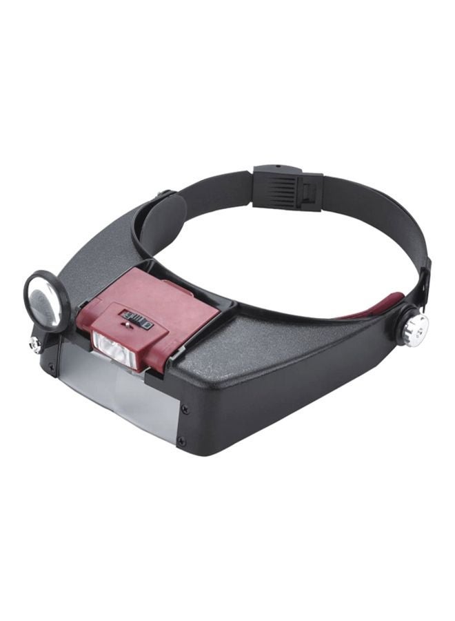 NIBEMINENT Adjustable Headband Lamp Black/Red 26cm  - Image 1