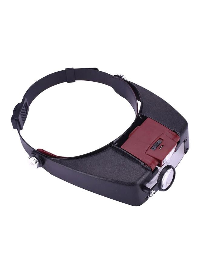 NIBEMINENT Adjustable Headband Lamp Black/Red 26cm  - Image 2
